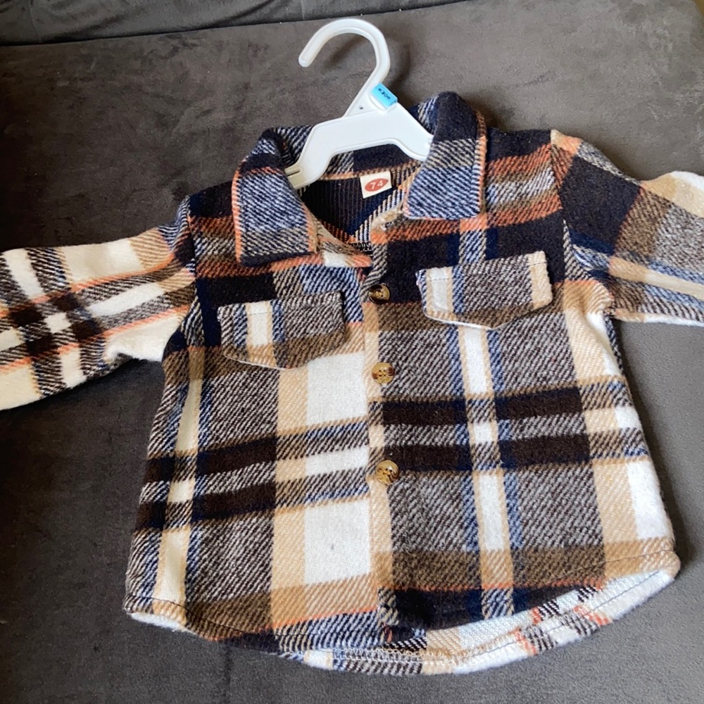 Unisex button down top